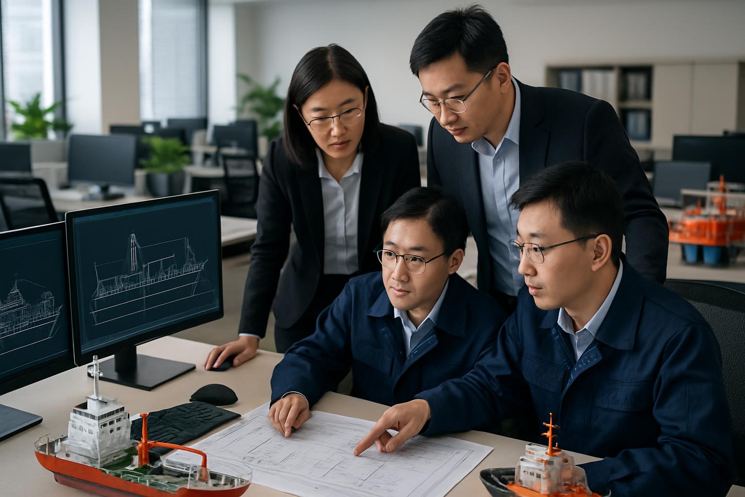 鼎宏船舶办公环境